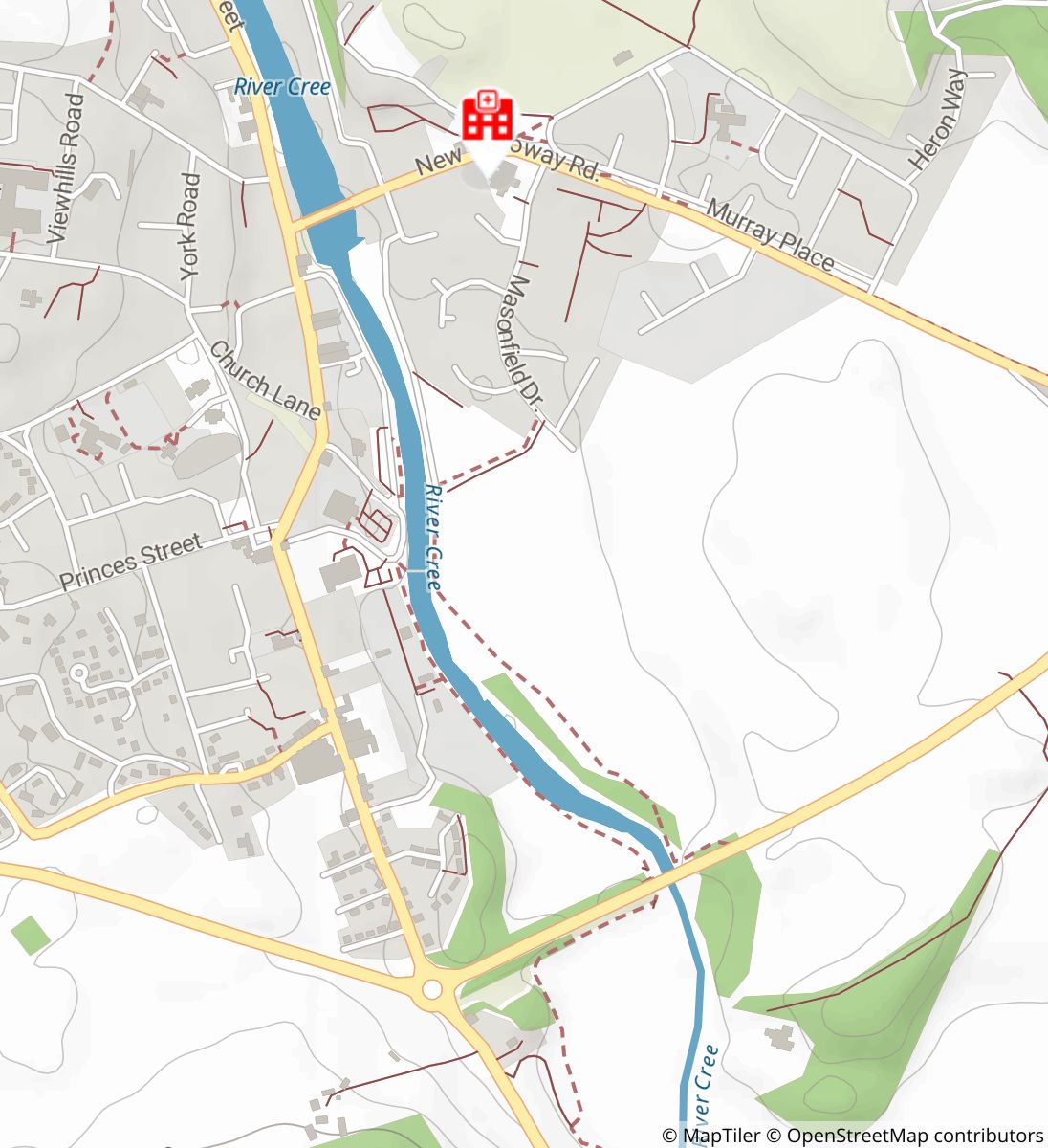 Newton Stewart Scotland Map Riverside Walk - Newton Stewart | Scotland | Food Stops, Shelters,