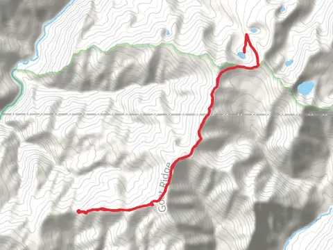 Larkins Peak and Lake