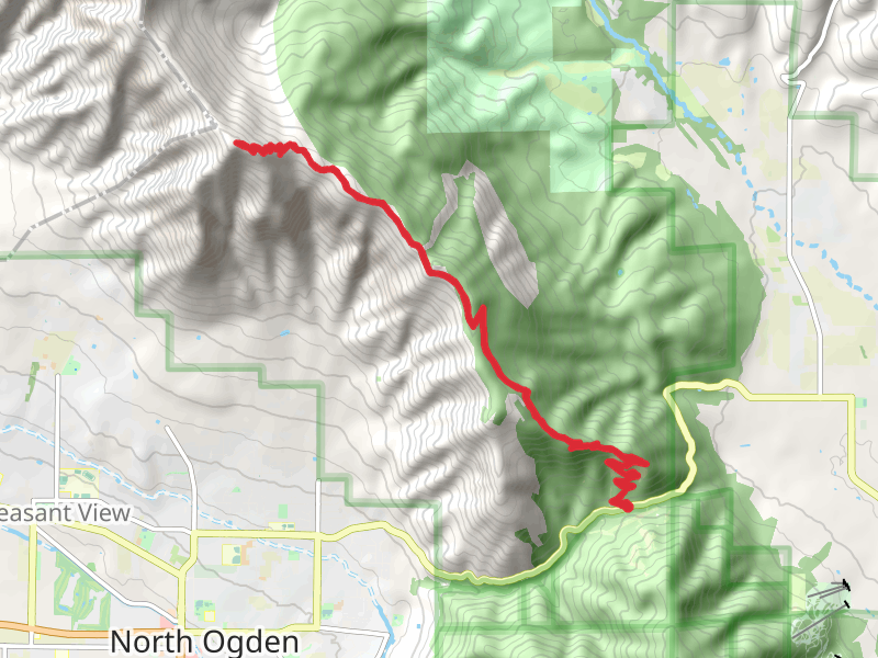 Chilly Peak and Ben Lomond via Skyline North Trailhead