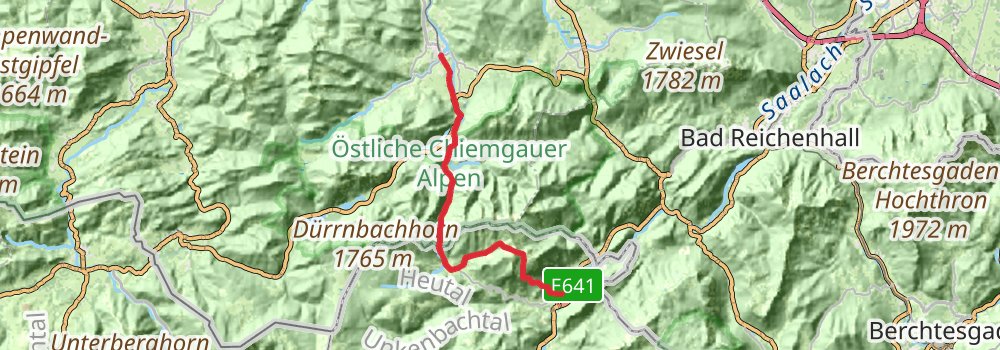 Via Alpina - Purple Trail stage 40 Map
