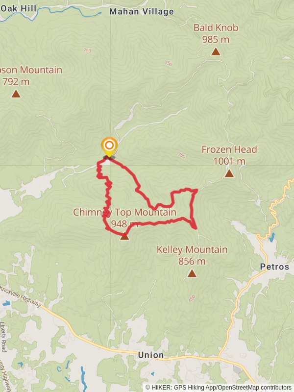 Spicewood, Little Fork Mountain and Chimney Top Loop Trail