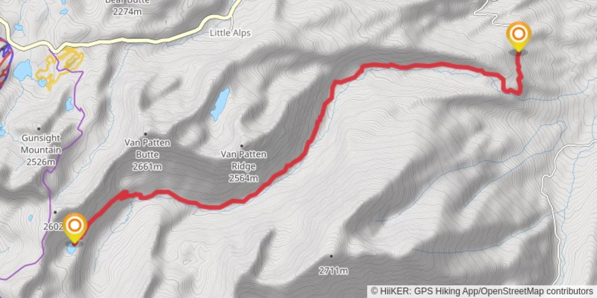 An image depicting the trail Dutch Flat #4 and its surrounding area.