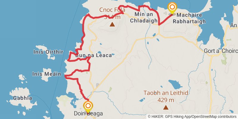 Slí Cholmcille stage 4 Map