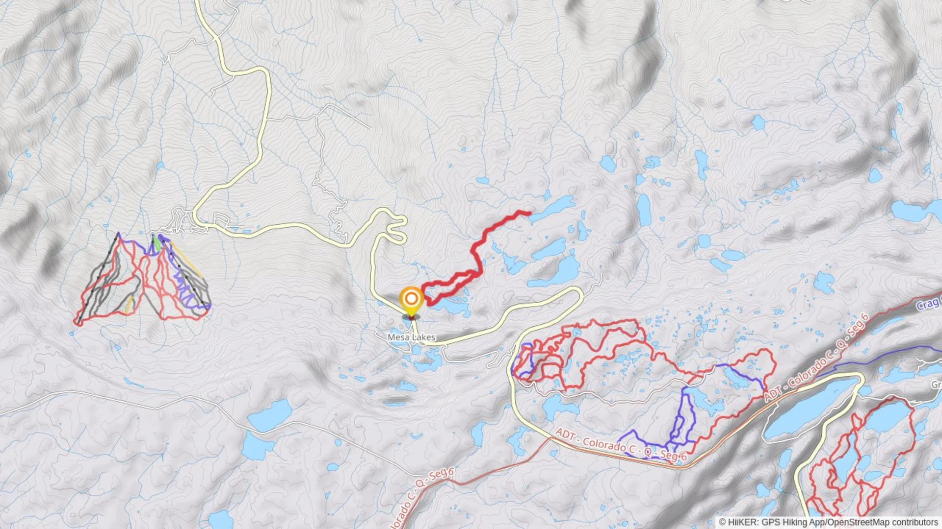 An image depicting the trail Water Dog Reservoir and Long Slough Reservoir via Crum Reservoir Trail and its surrounding area.