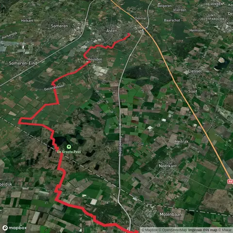 Willemsplantson to Plutostraat via Aan t Elfde and Witte Bergen