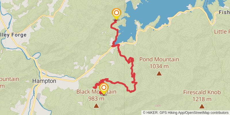 Appalachian Trail stage 46 Map