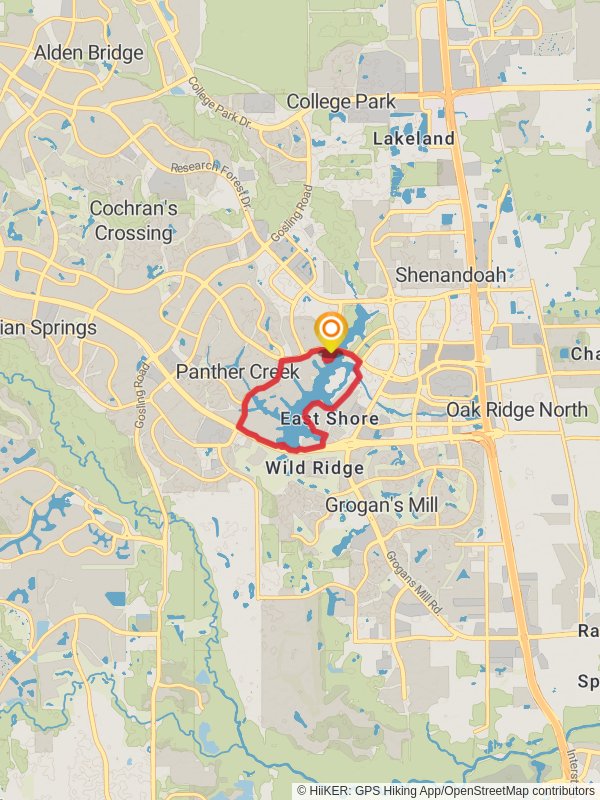 Panther Branch - Lake Woodlands Loop