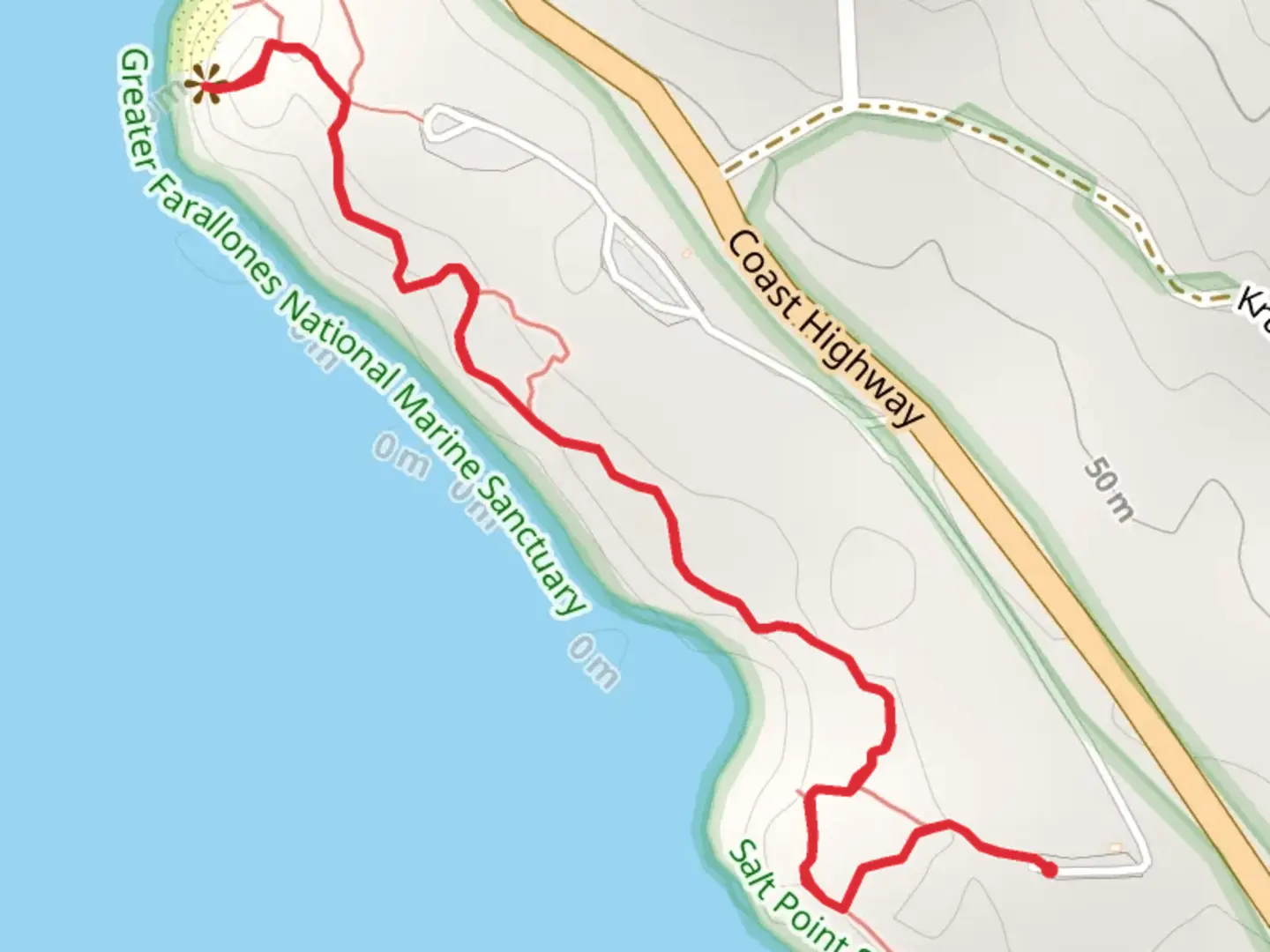 An image depicting the trail Bluff Trail and its surrounding area.