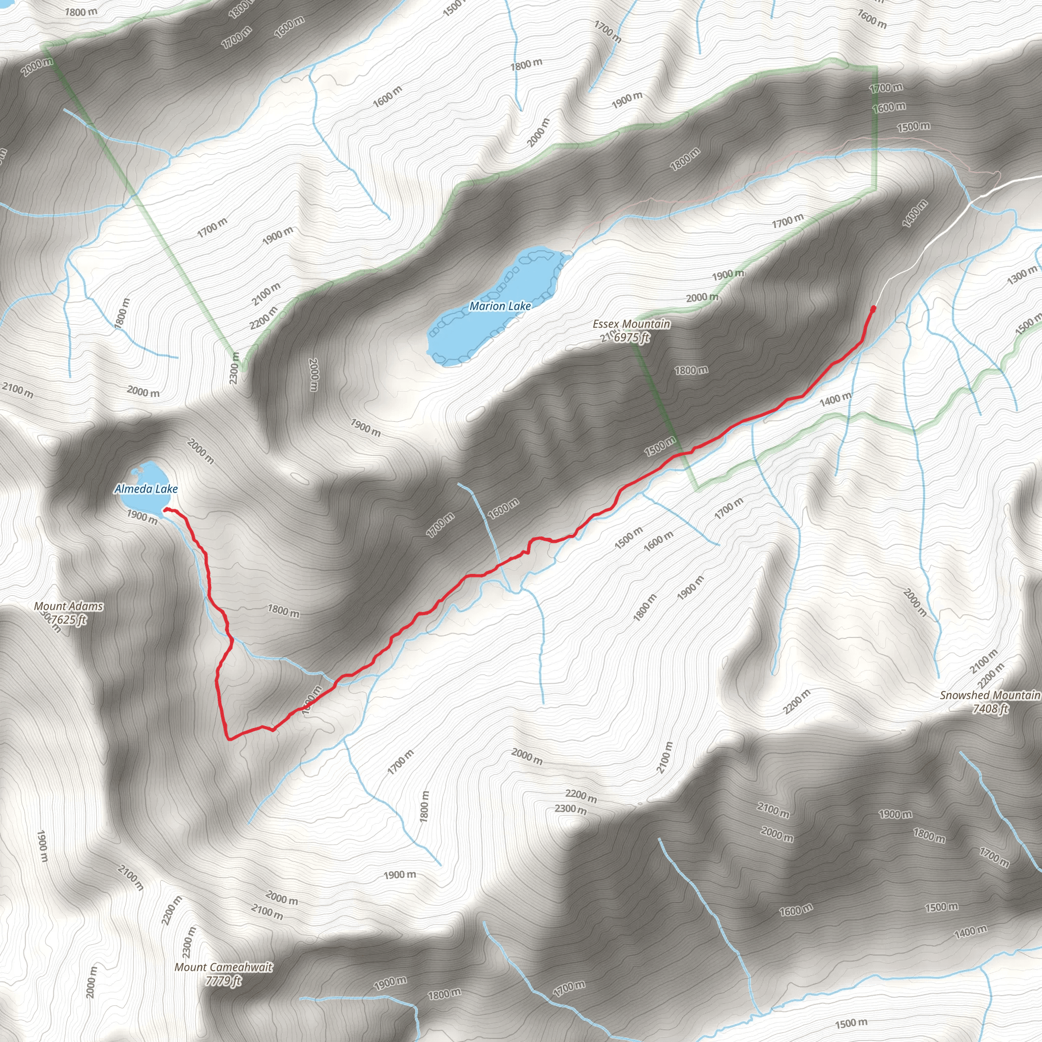 Essex Creek Trail mobile static map