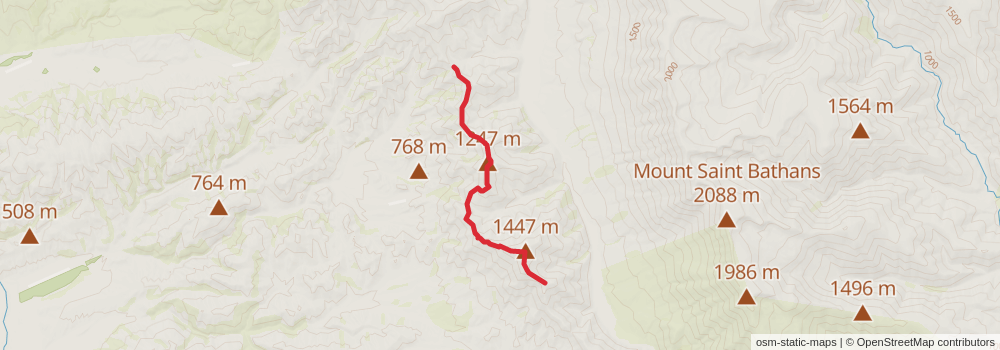 Chain Hills Track stage 2 Map