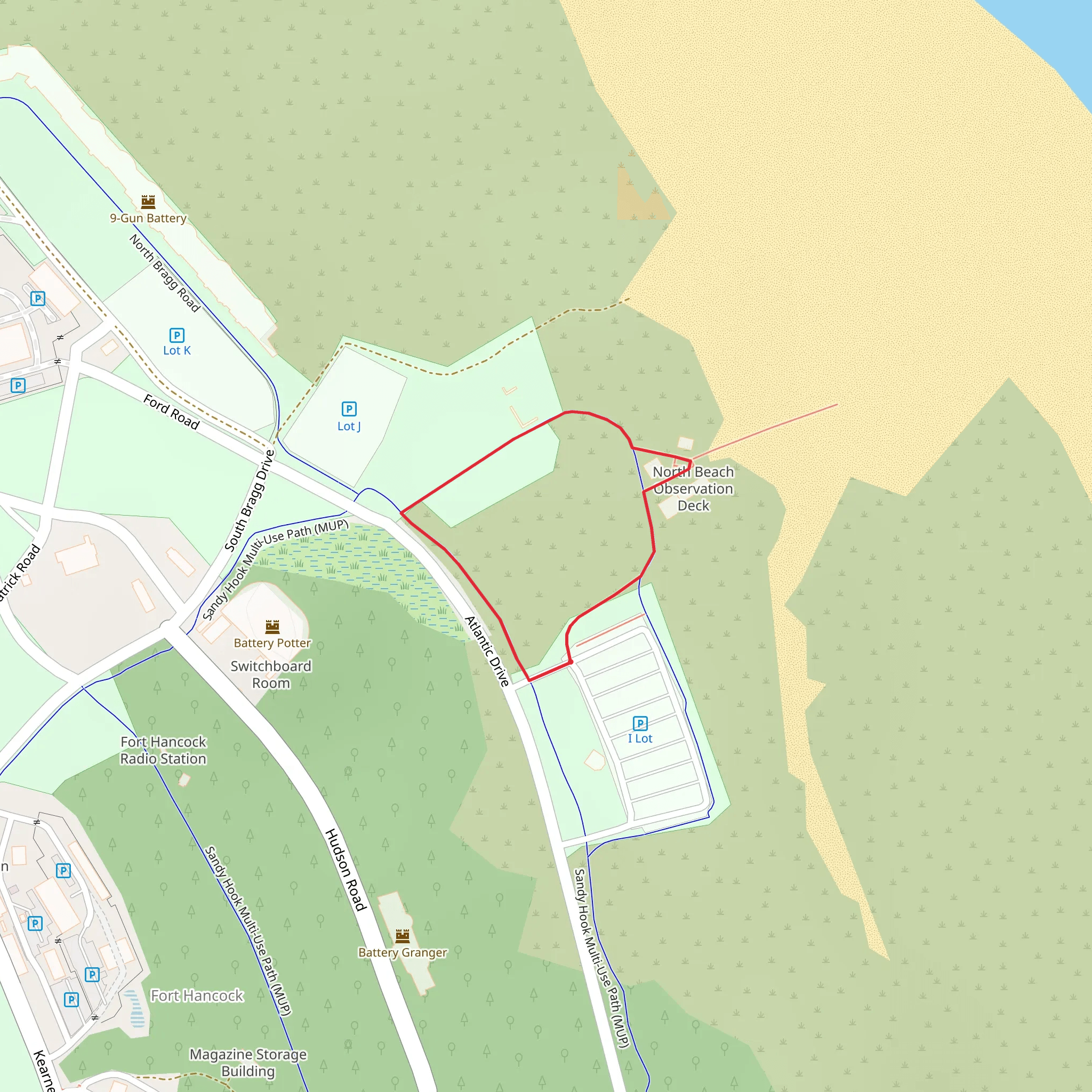 Atlantic Drive Loop mobile static map