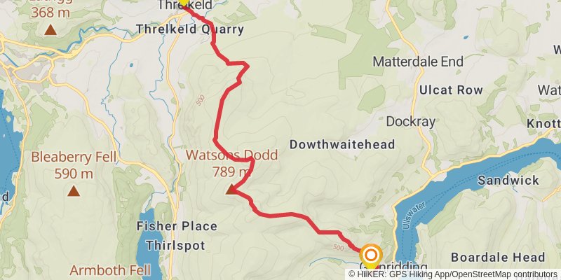 Settle to Carlisle Walk stage 8 Map