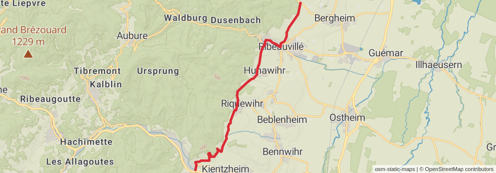Camino Strasbourg-Saint Jean Pied de Port via Le Puy stage 5 Map