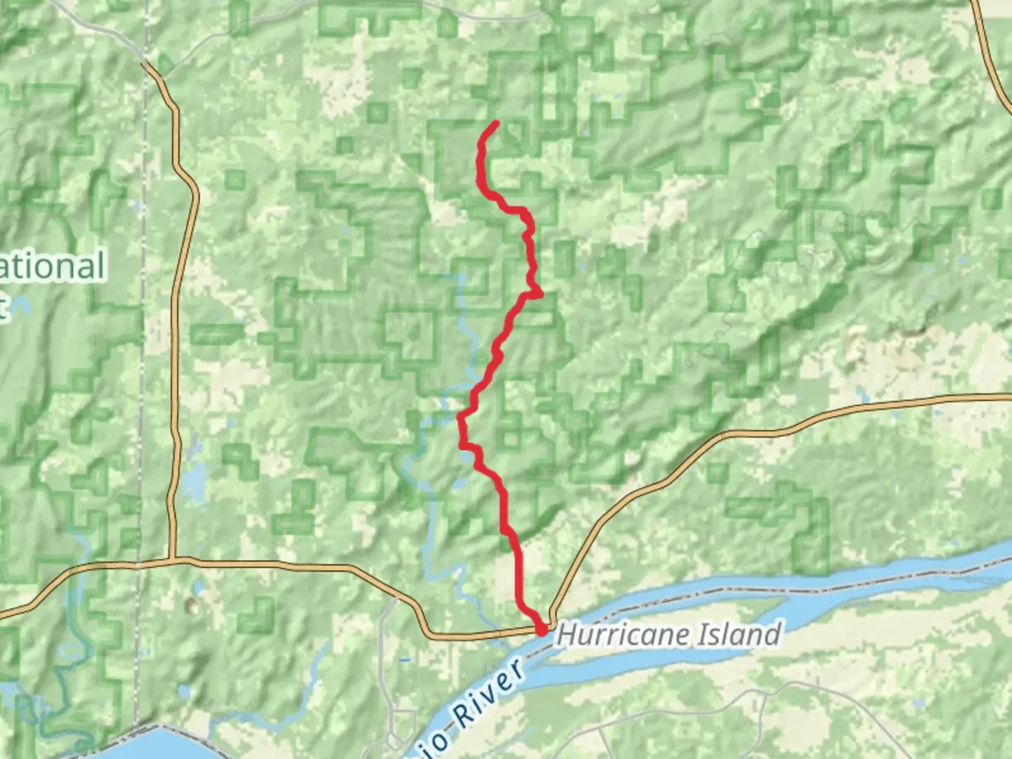 An image depicting the trail River to River Trail from Elizabethtown and its surrounding area.