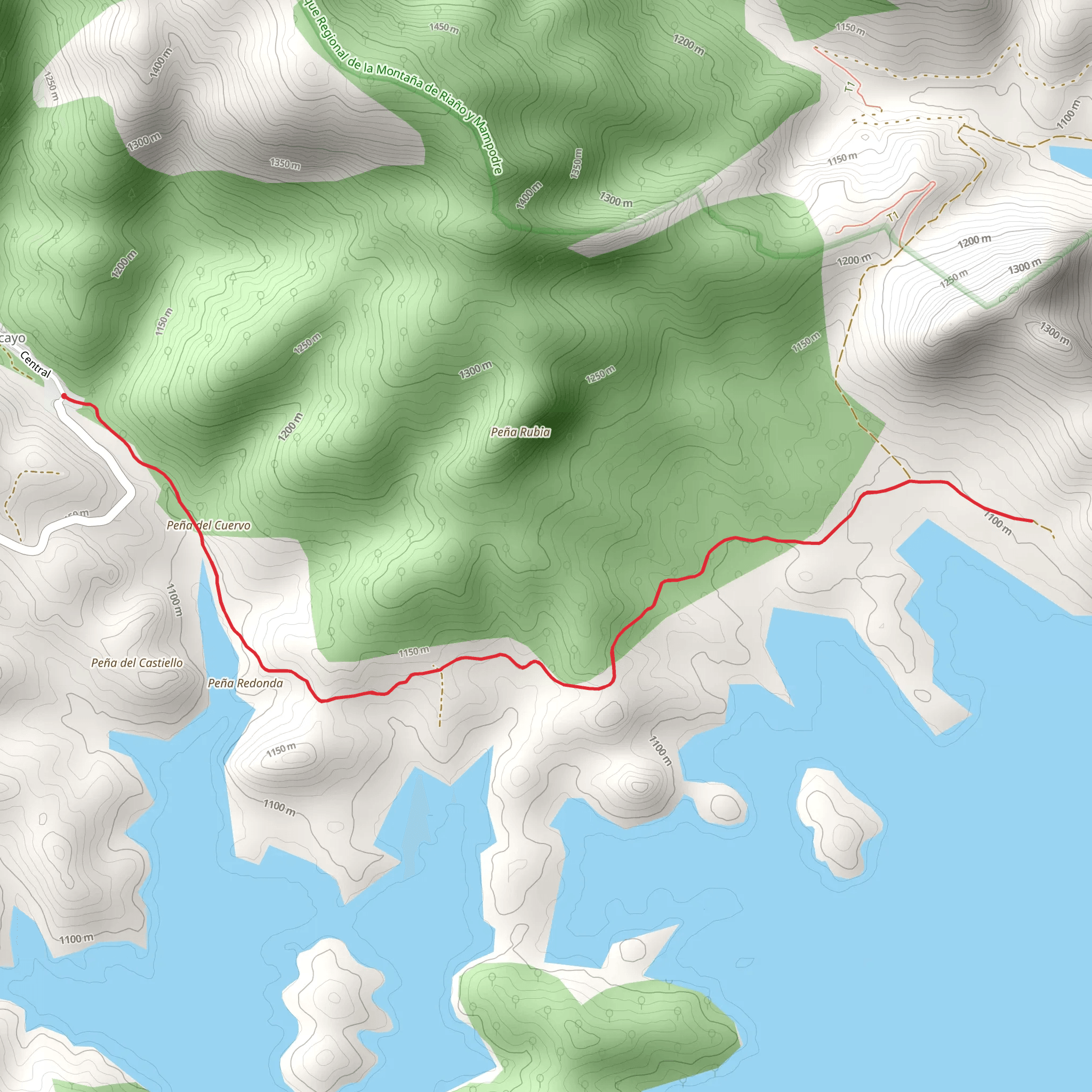 Road from Utrero to Rucayo SL LE 3 mobile static map