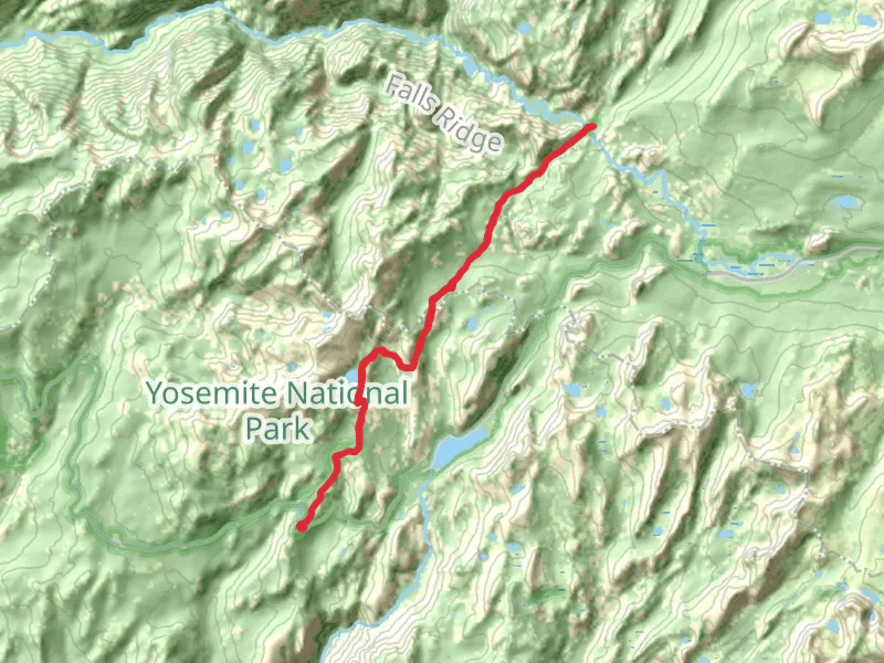 McGee Lake, May Lake and Raisin Lake