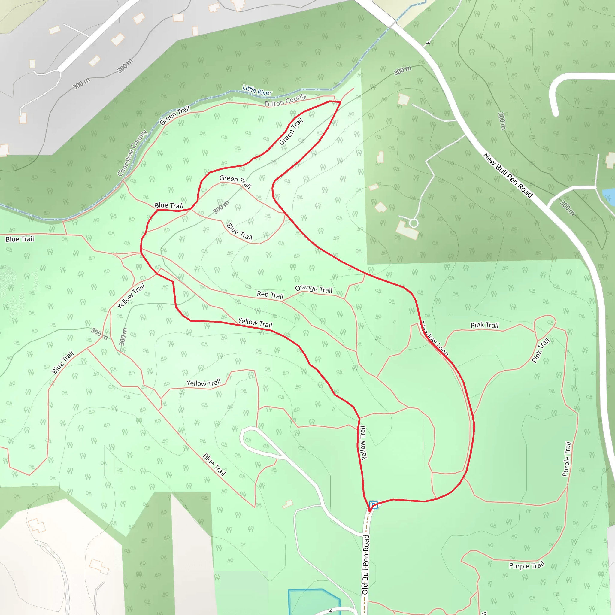 Green Loop mobile static map