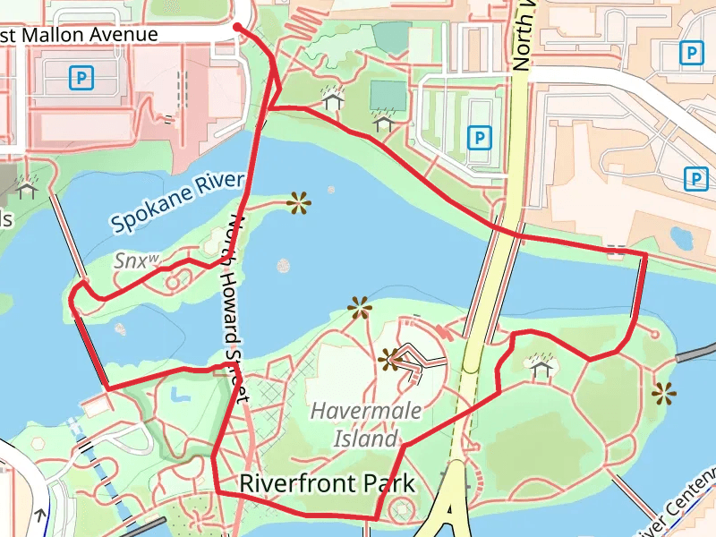 Riverfront Park Loop