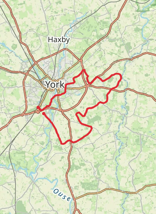 York eMountain Biking mobile static map
