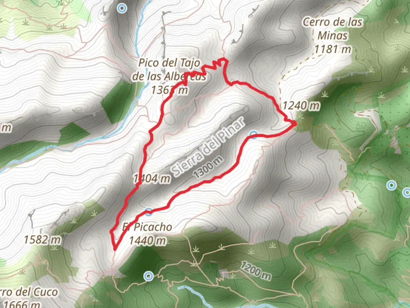 An image depicting the trail Cueva del Manijero – Circular Por el Pinsapo del Candelabro and its surrounding area.