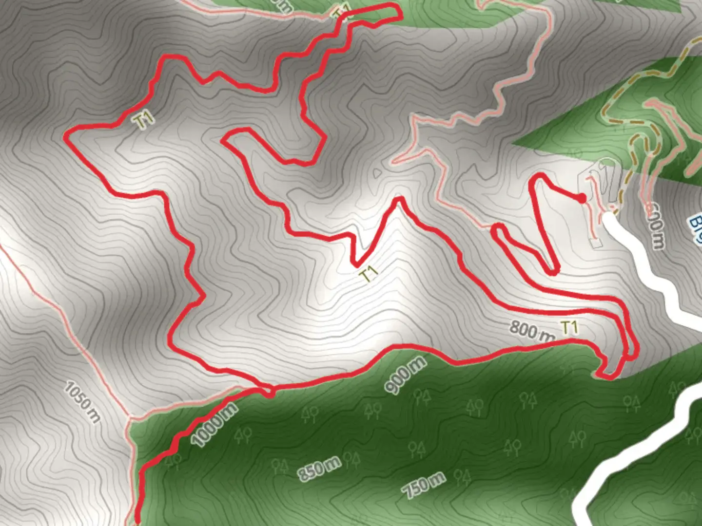 An image depicting the trail Chantry Flats and Firebreak Loop Trail and its surrounding area.