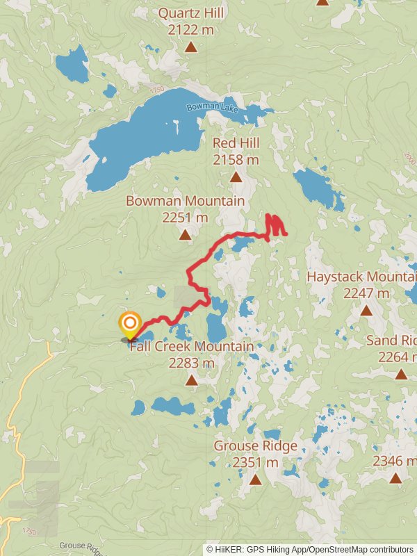 Lindsey Lakes and Rock Lake