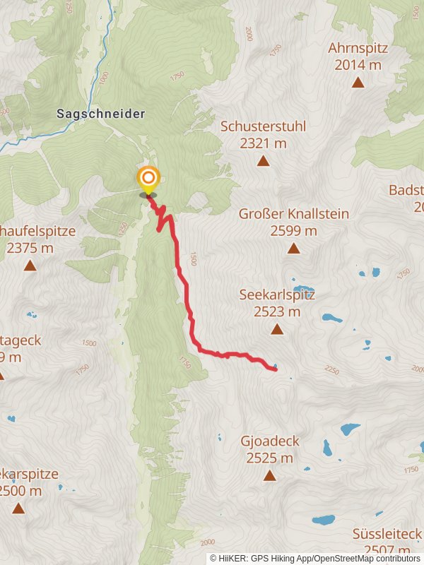 Seekarlsee Lake mobile static map