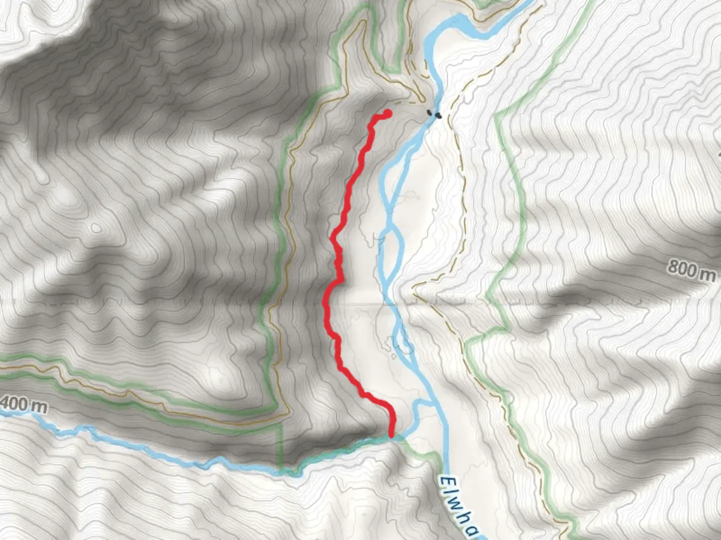 An image depicting the trail Old West Lake Mills Trail and its surrounding area.