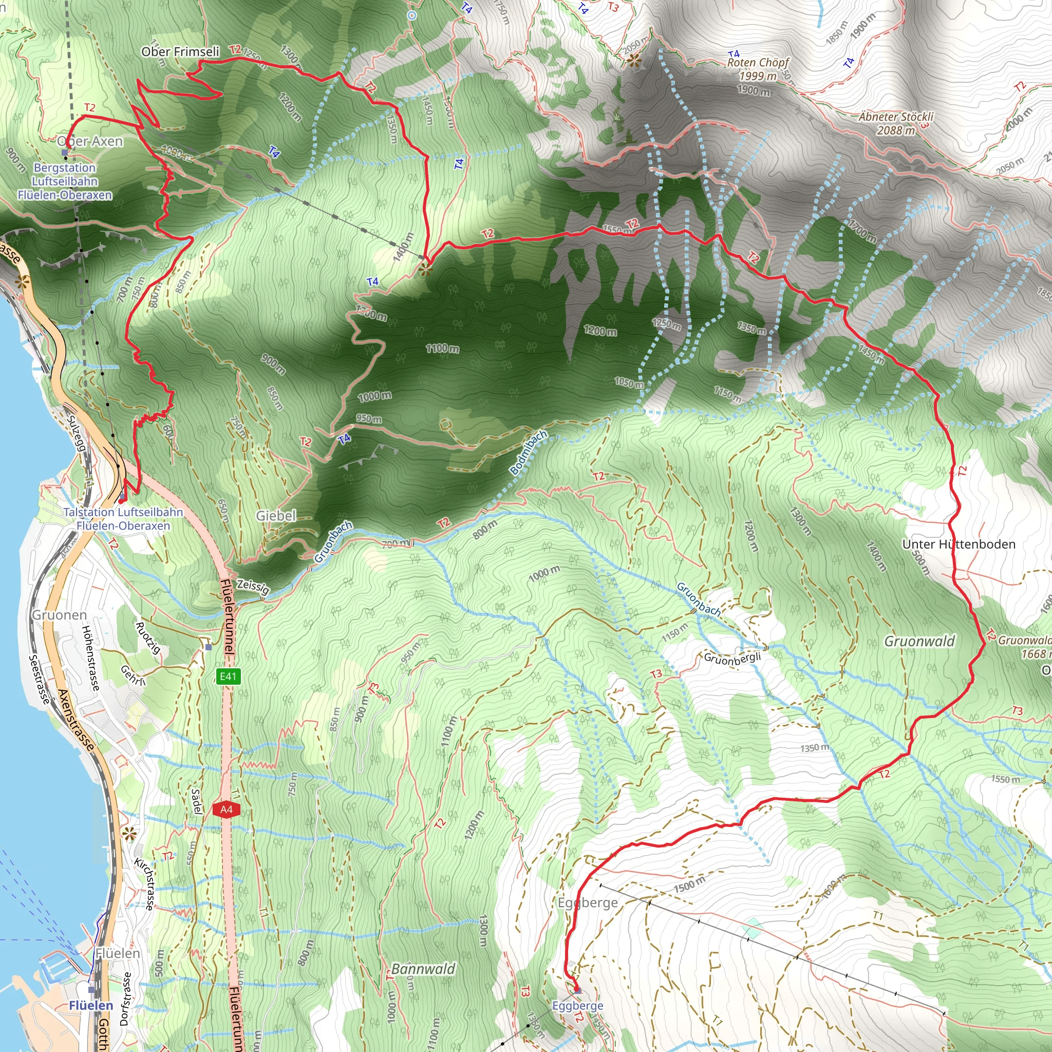 Wildheuerpfad mobile static map