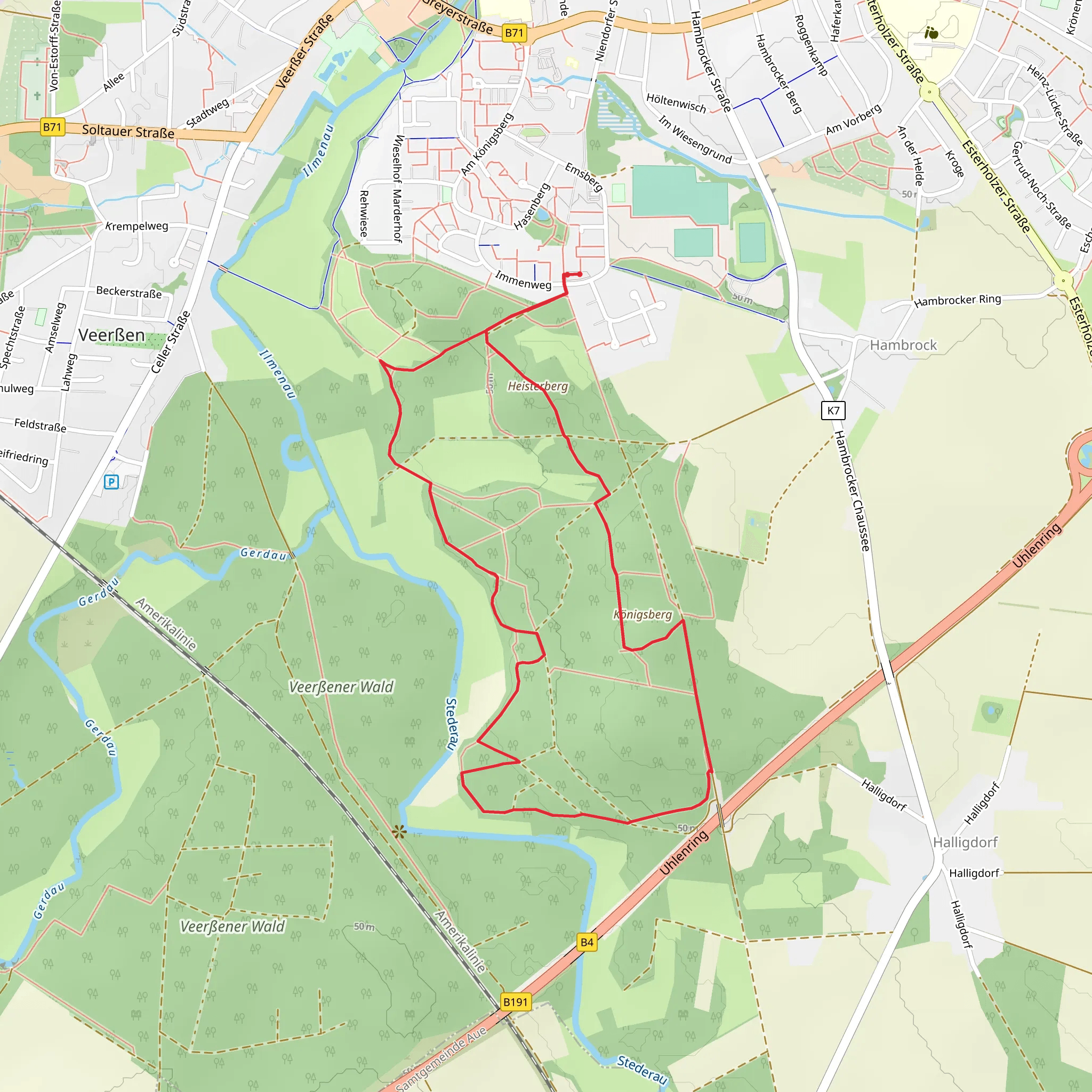 Heisterberg Loop mobile static map