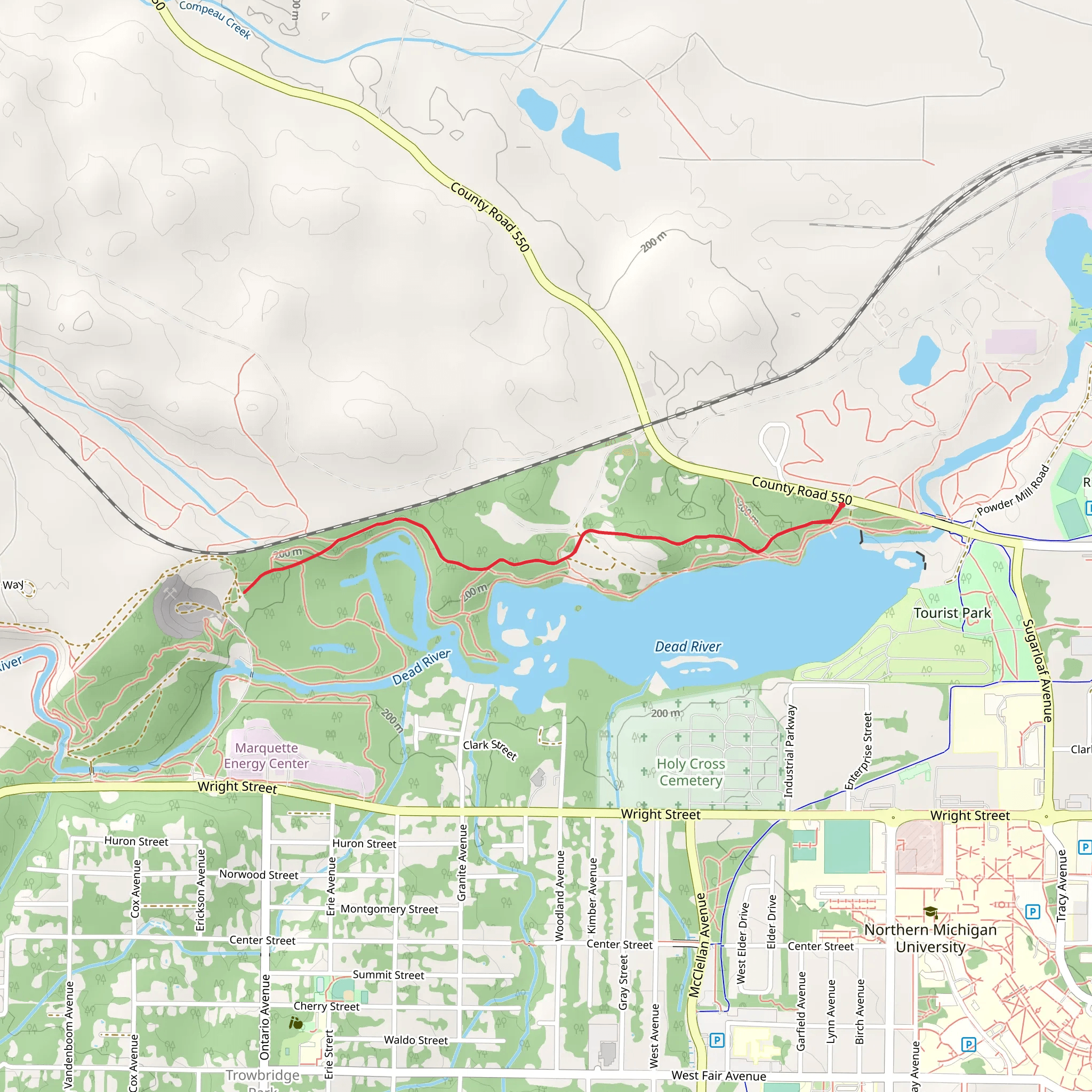 Noquemanon Trail mobile static map
