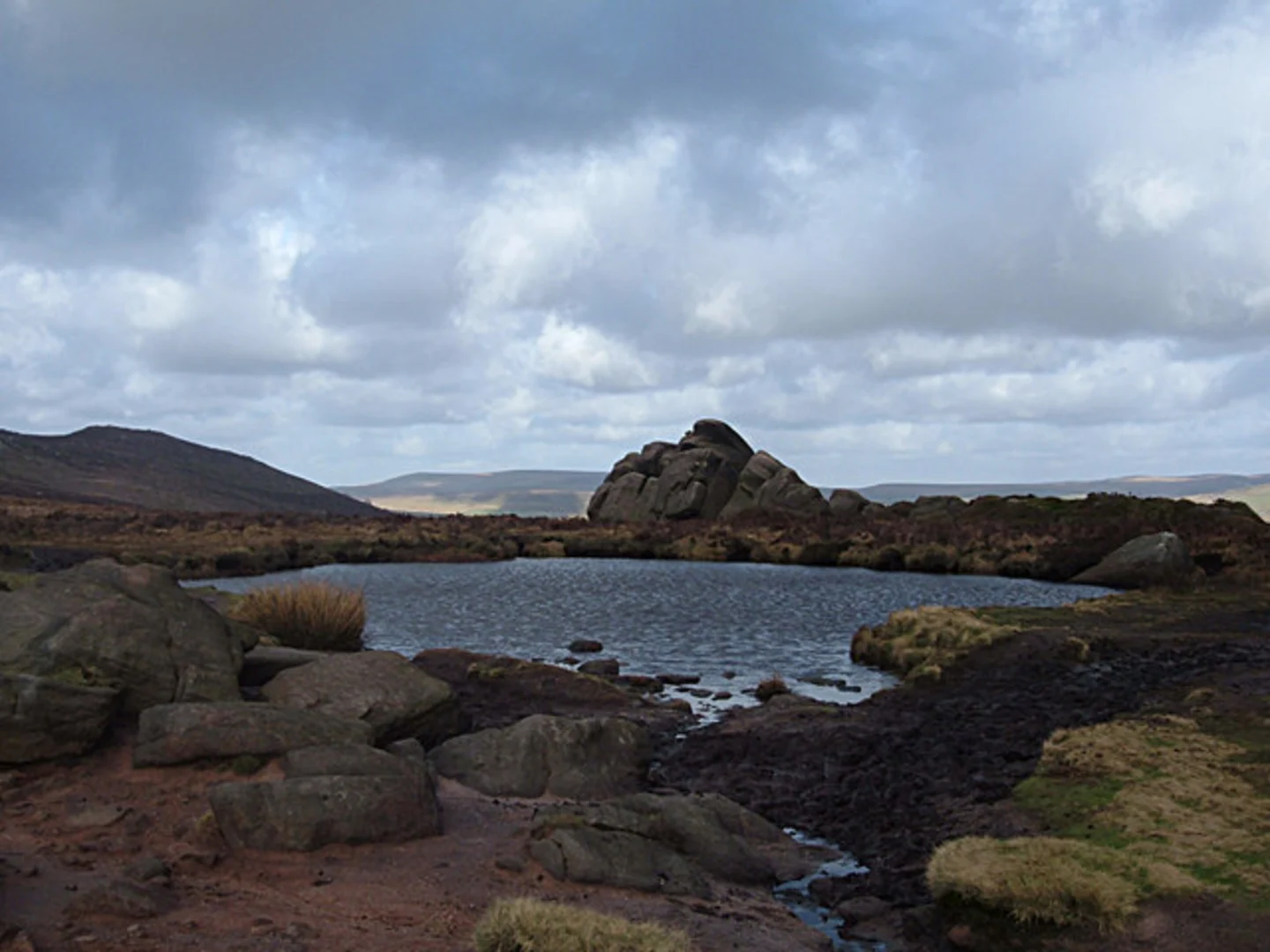 An image depicting the trail The Roaches and its surrounding area.