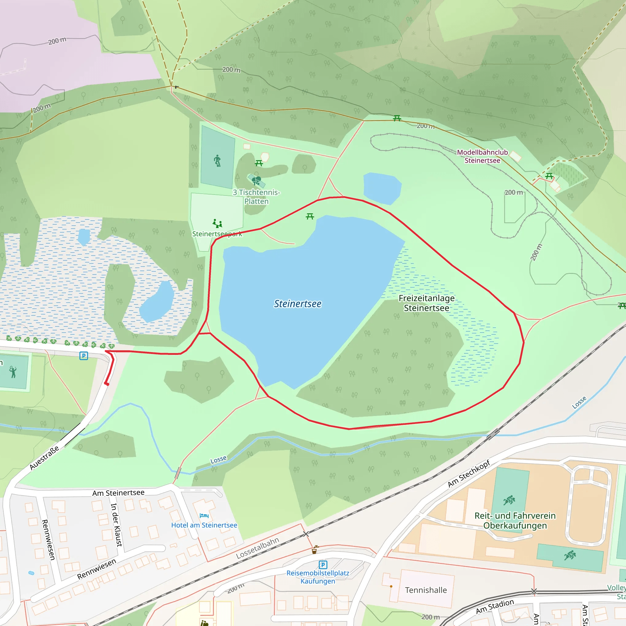 Freizeitanlage Steinertsee Loop mobile static map