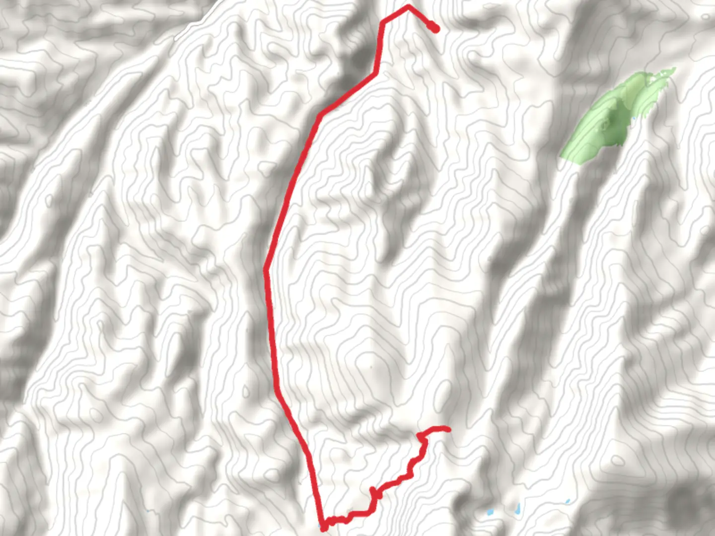 An image depicting the trail Frisco - Fitton Trail and its surrounding area.