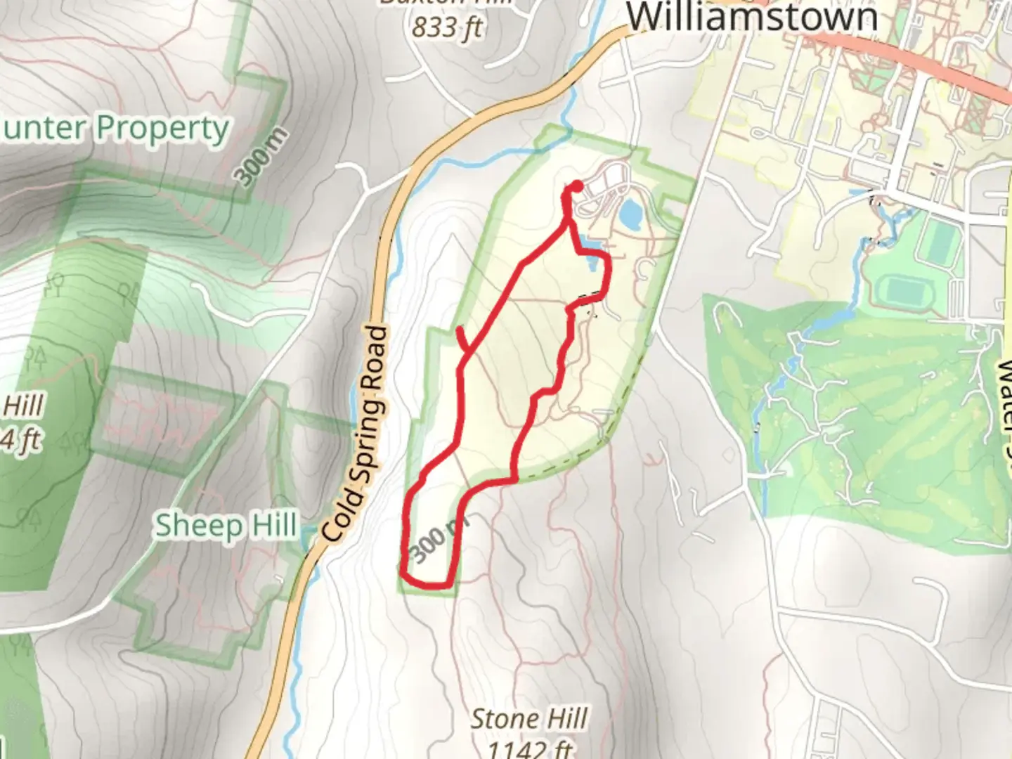 An image depicting the trail Stone Bench Trail Loop and its surrounding area.