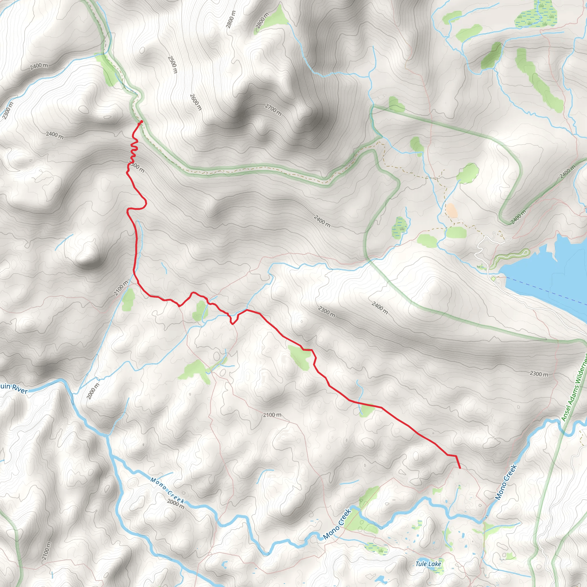 China Camp Trail mobile static map