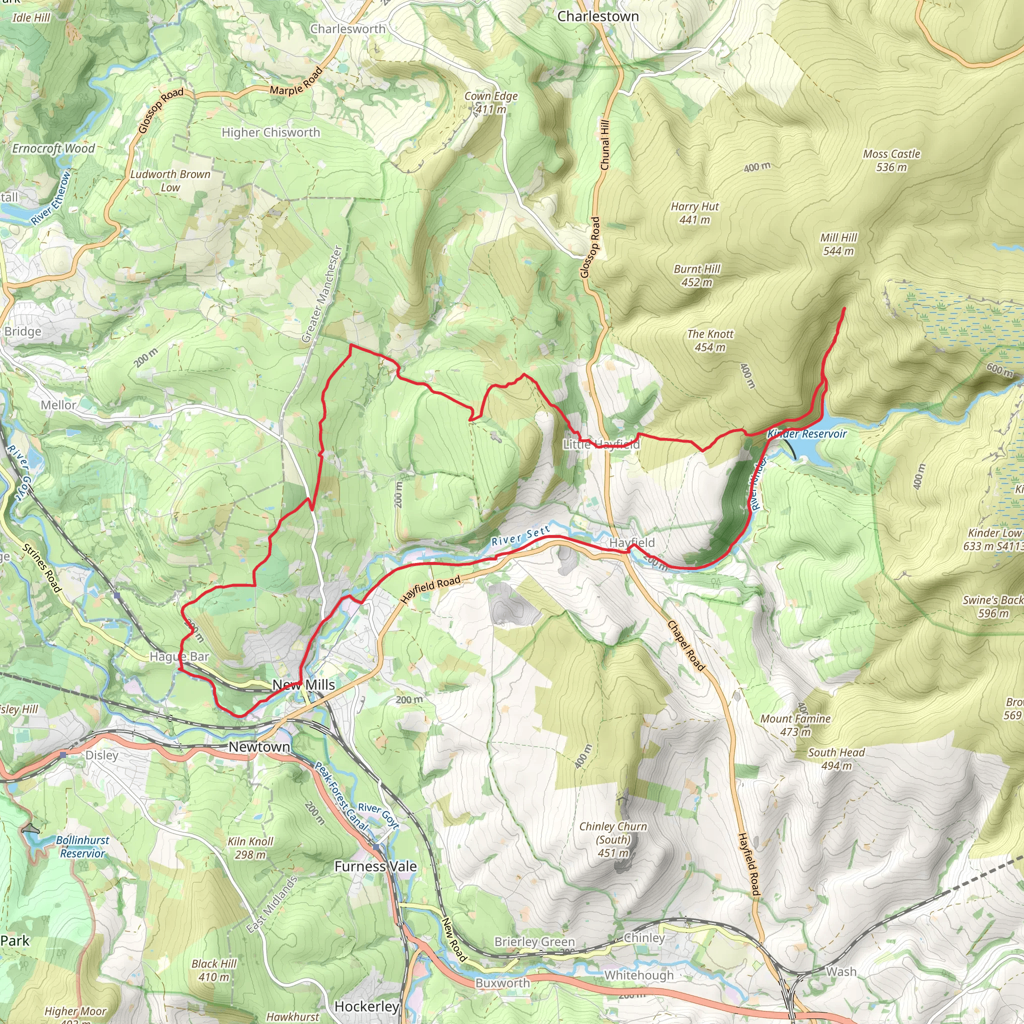 Trespass Trail mobile static map