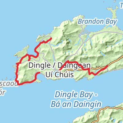Dingle Way 6-Day Gentle Tour (Hillwalk Tours) mobile static map