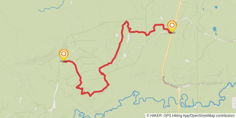 North Country Trail - Michigan Northwest stage 7 Map