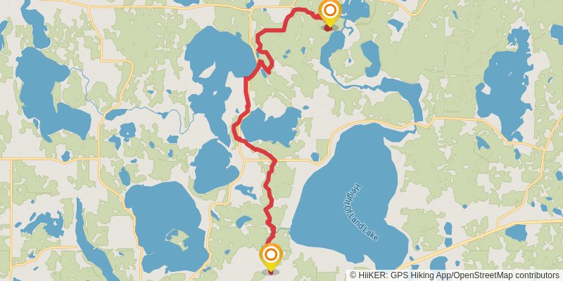 North Country Trail - Minnesota stage 9 Map