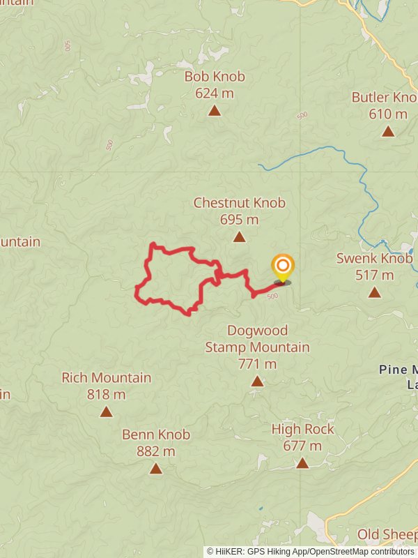 Upper Falls and Shinny Creek Loop Trail
