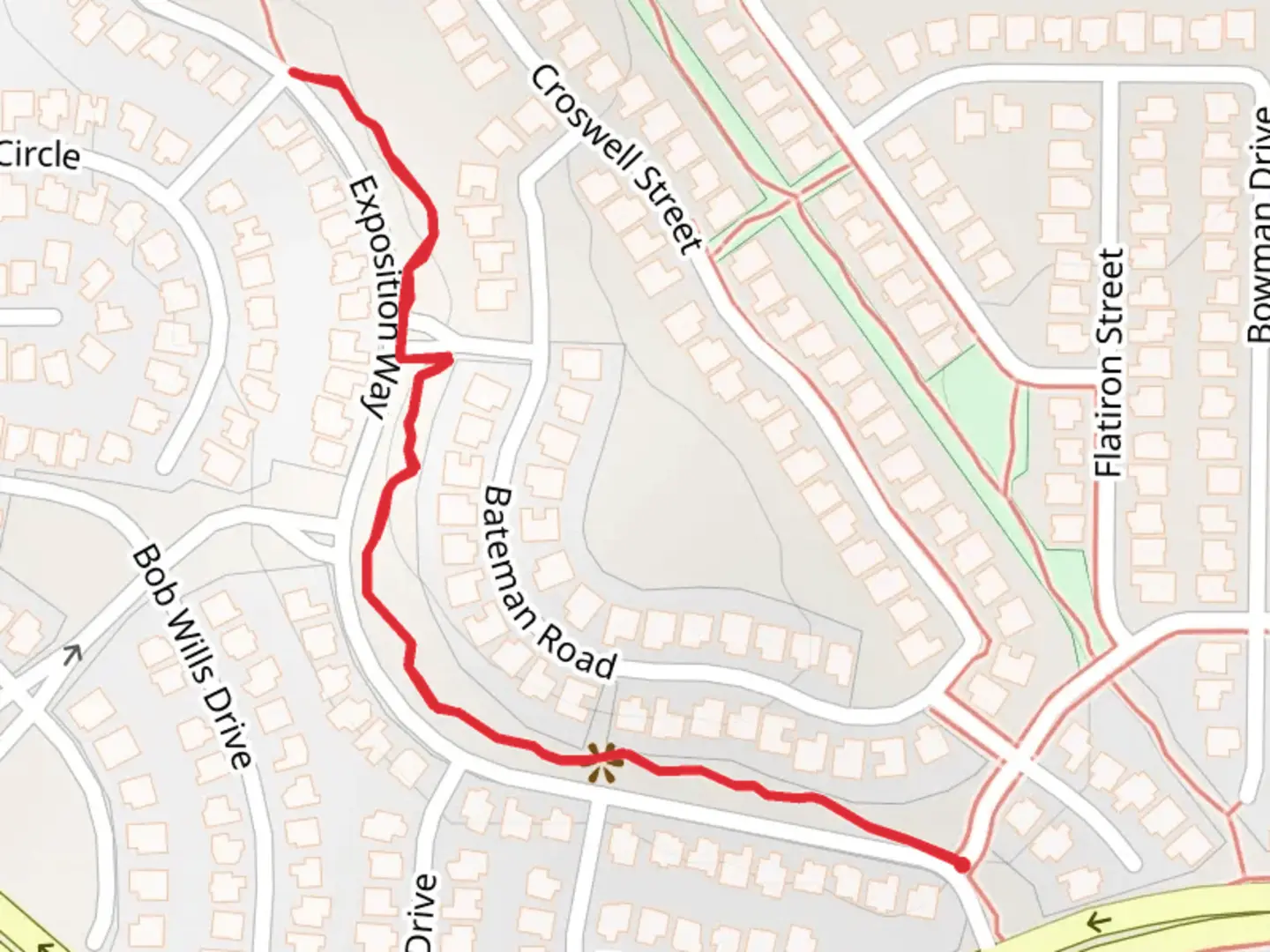 An image depicting the trail Exposition Way Walk along and its surrounding area.
