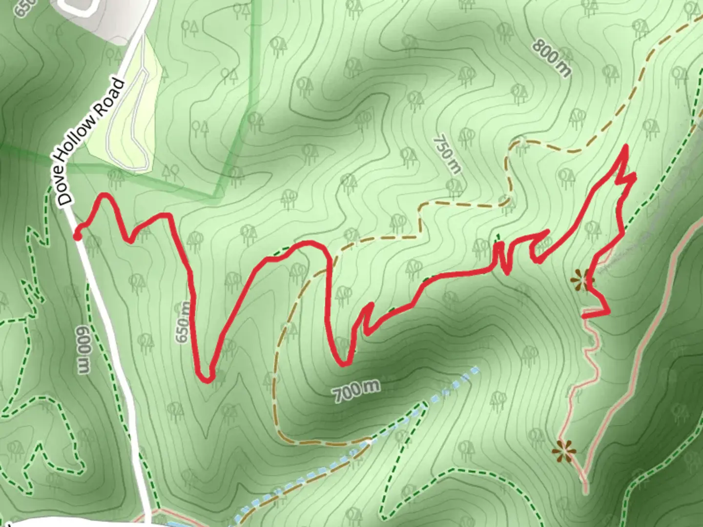 An image depicting the trail White Oak Trail and its surrounding area.