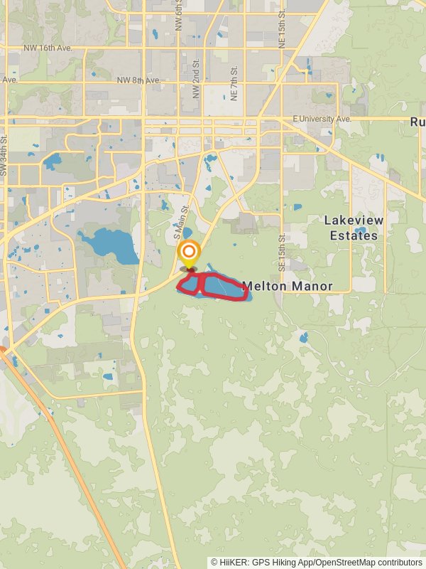 Sweetwater Wetlands Park Loop mobile static map