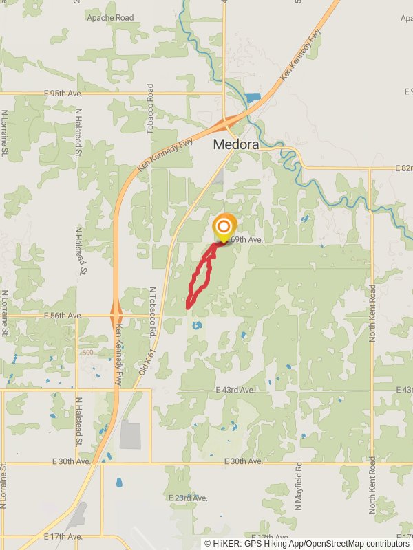 East 69th Avenue South Loop - Sand Hills State Park