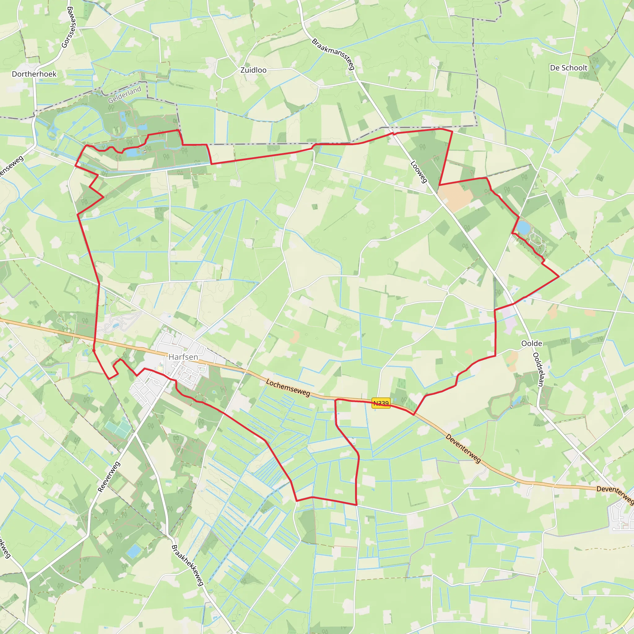 De vrolijk, Speerpunt and Allemansgeest Loop mobile static map