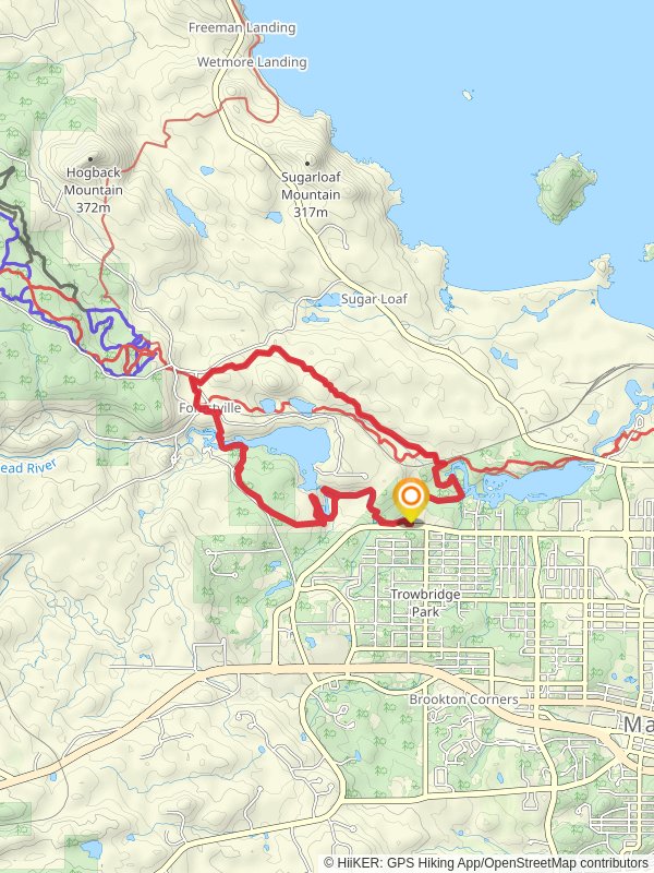 The Oxbow, North Country and Silver Lead Loop Trail