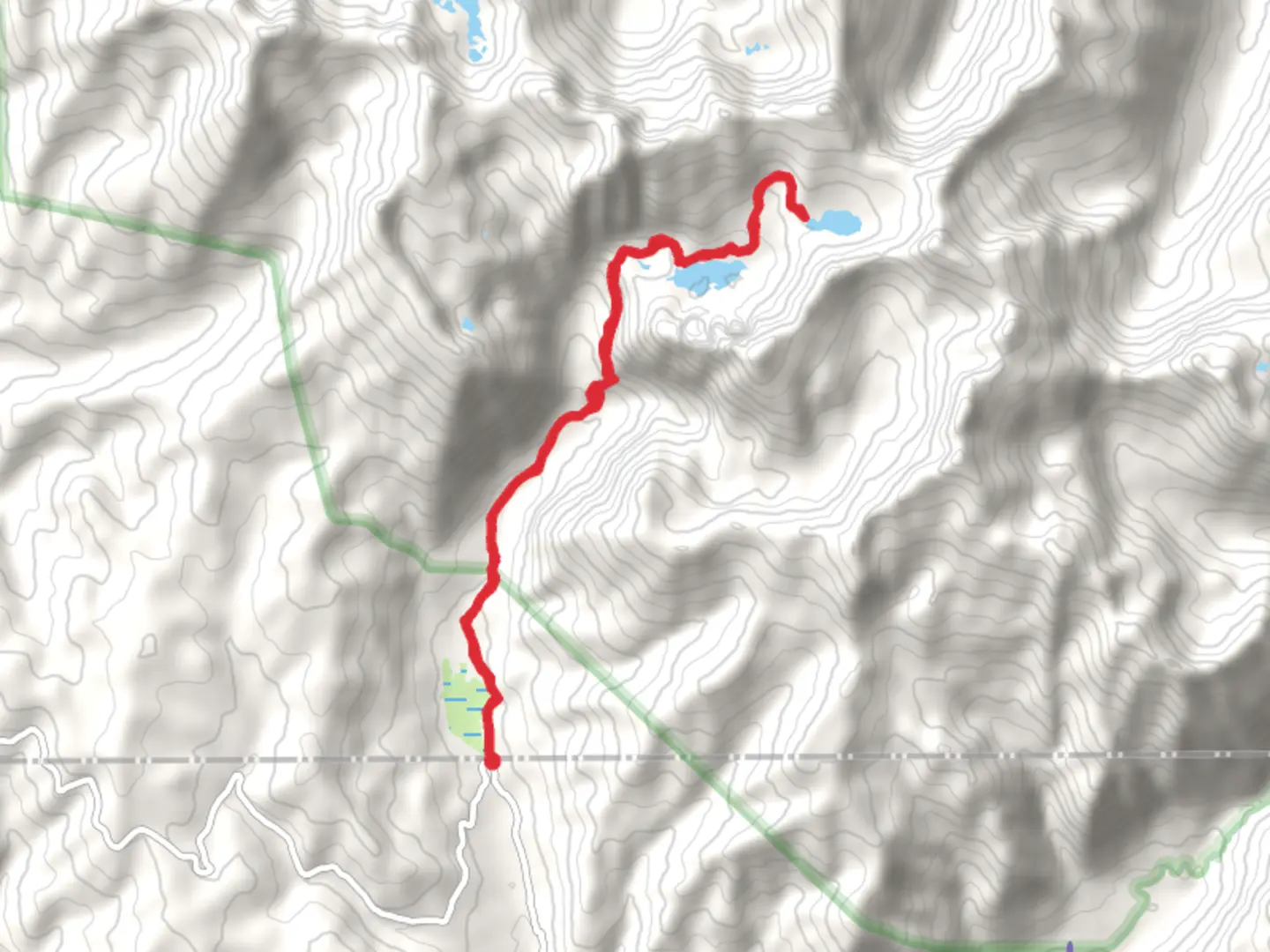 An image depicting the trail Echo Lake and Traverse Lake via West Eagle Trail and its surrounding area.