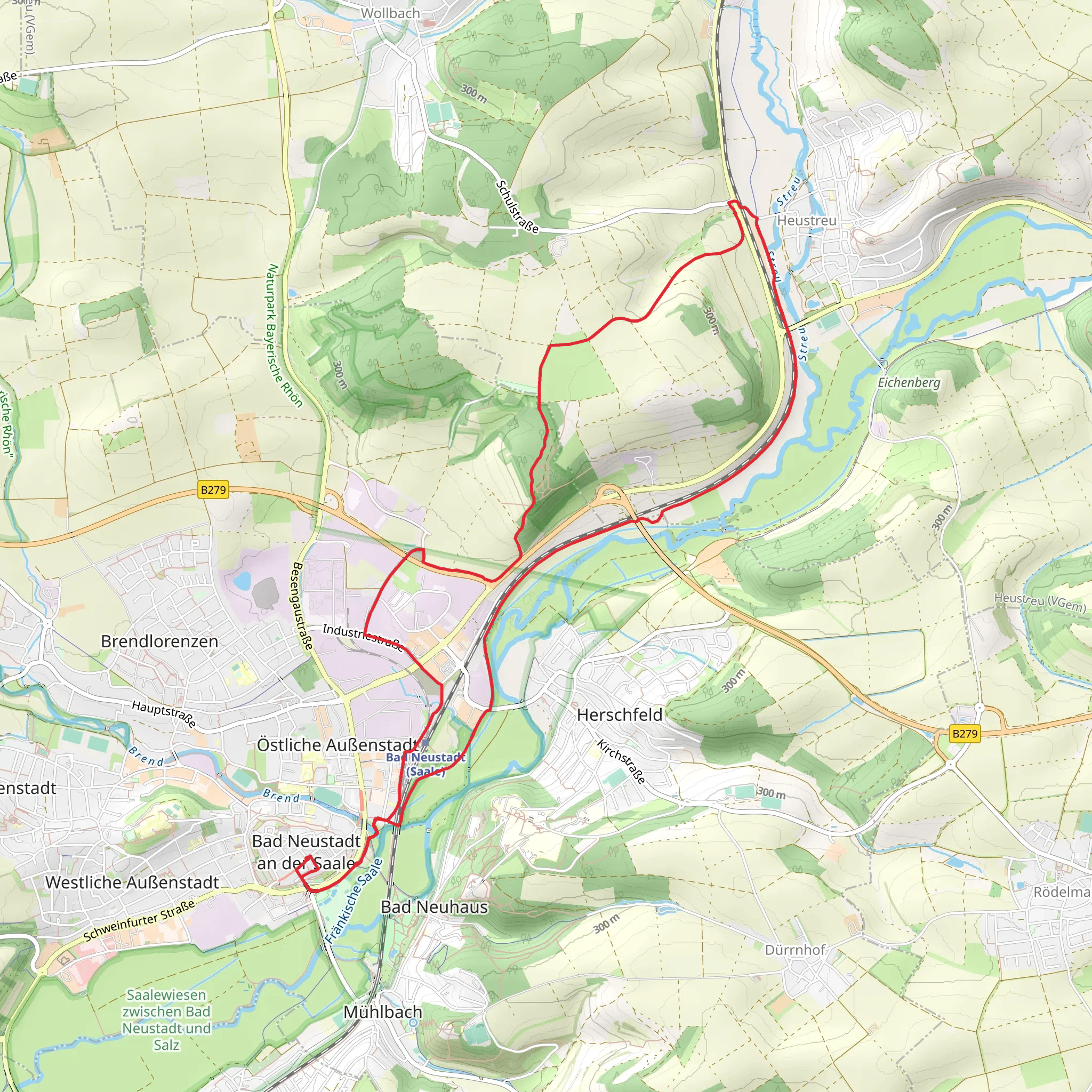 Rederkreuz Rundweg mobile static map