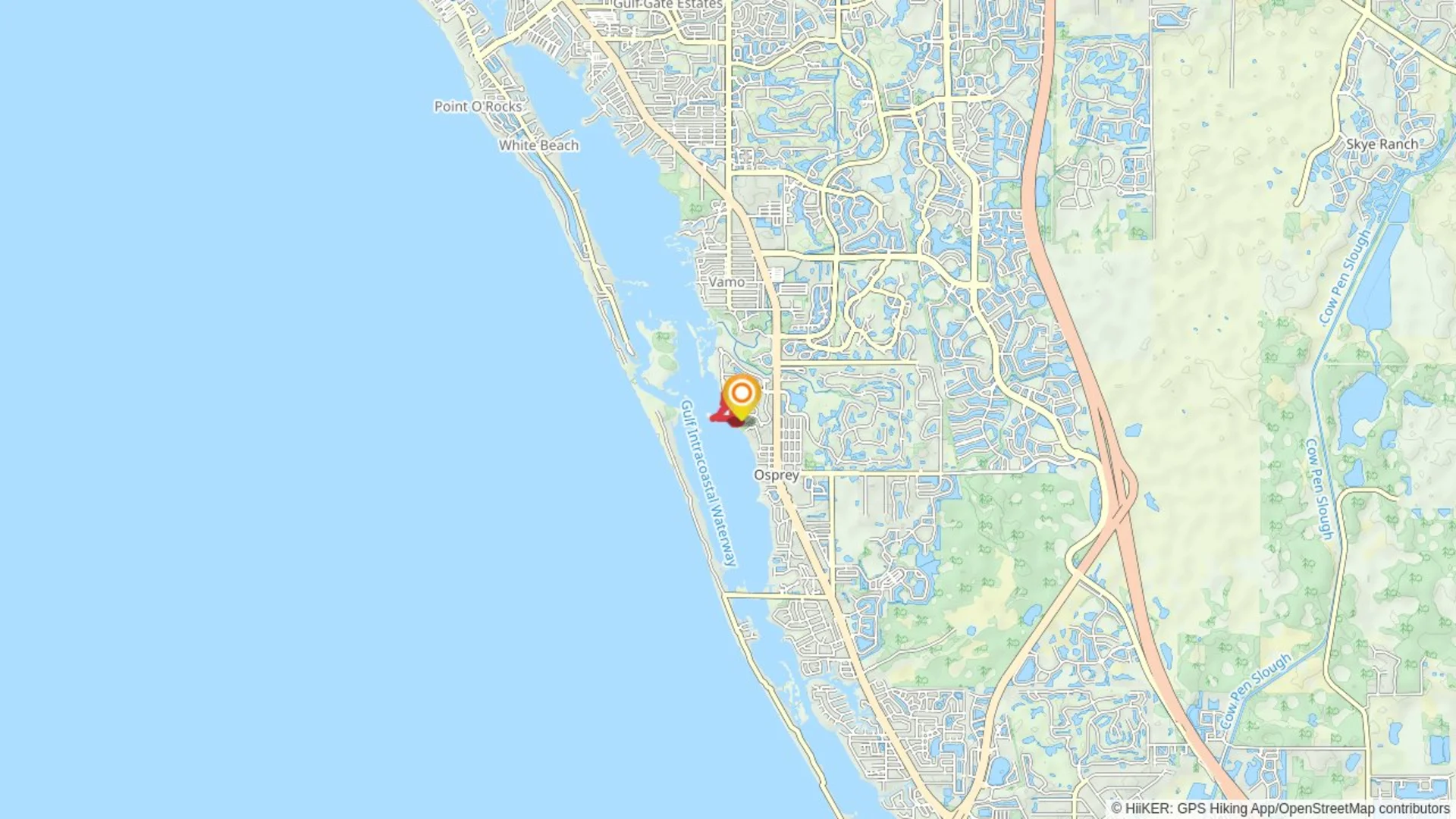 An image depicting the trail Little Sarasota Bay Walk and its surrounding area.